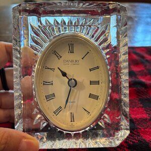 Danbury Clock Co - Crystal Clock from the Early '90s